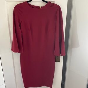 Calvin Klein bell sleeve dress